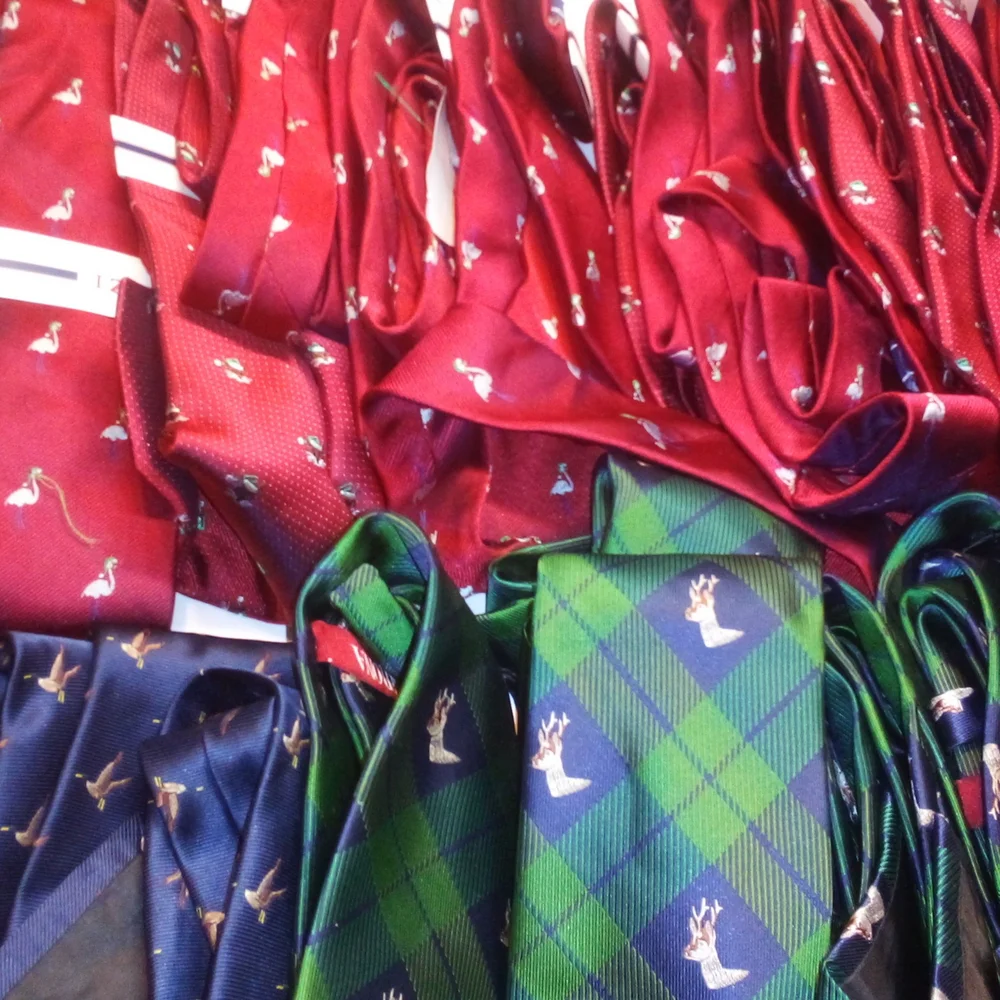 40 lot Assorted Christmas neckties